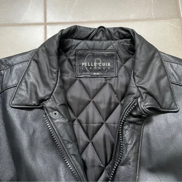 Vintage Leather Bomber Jacket - Picture 6 of 8